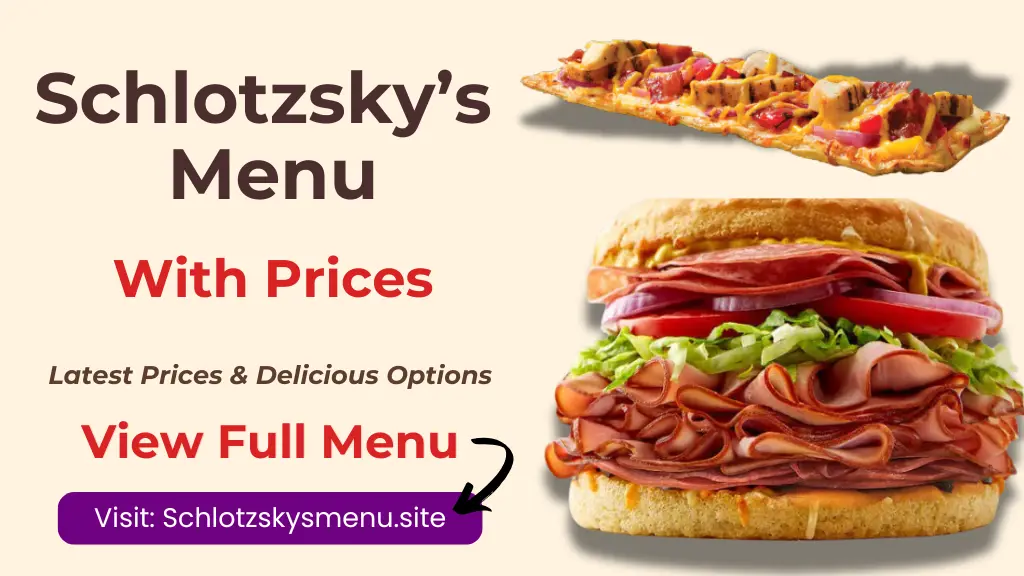 schlotzsky's menu with prices
